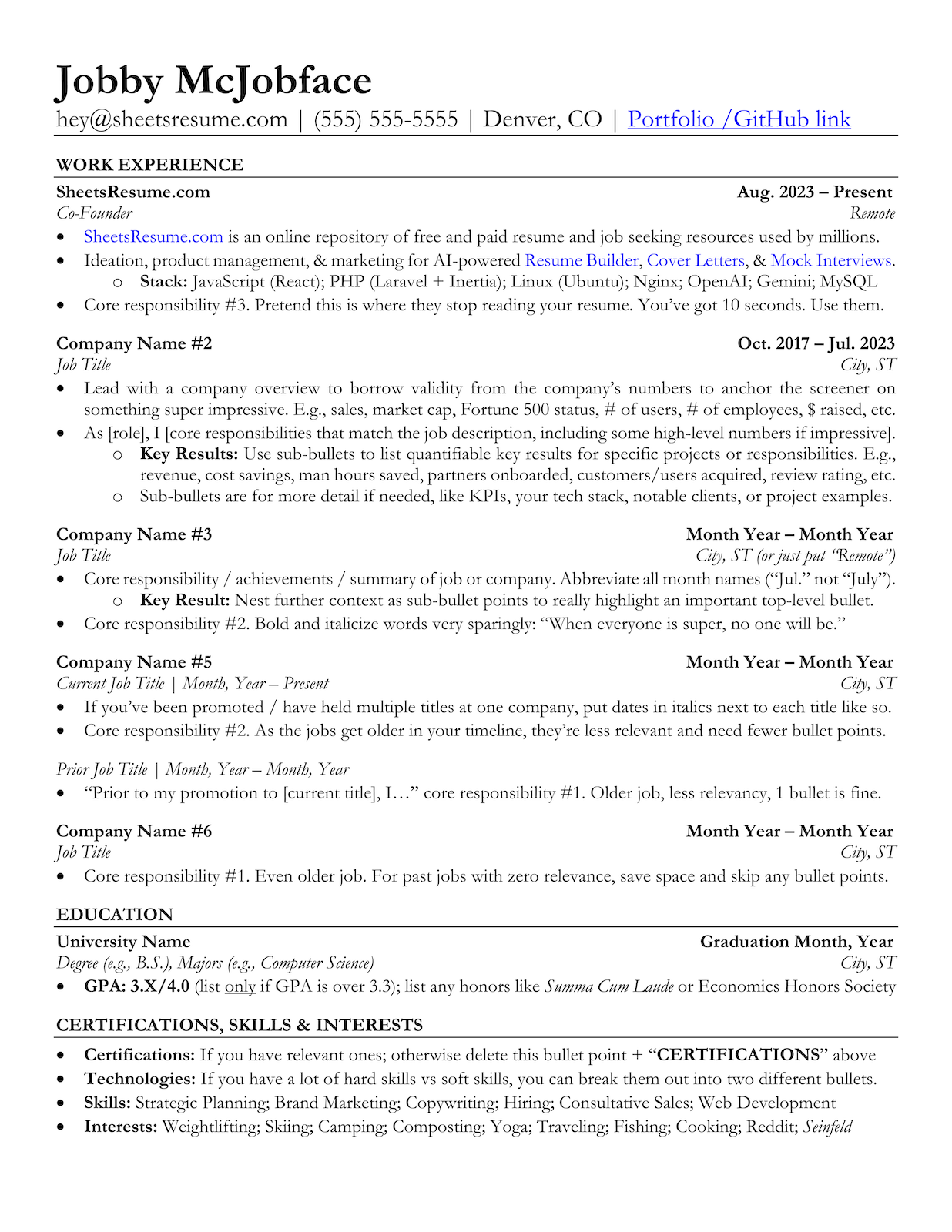 Modern Professional